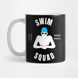 Mens Breaststroke Swim Squad Swimming Fan Gift Mug